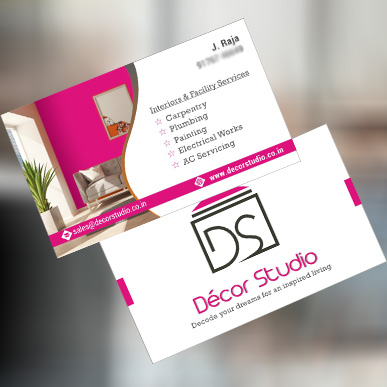 Visiting card printing in arcot